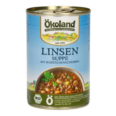 Produktfoto zu Suppe Linsen m. Würstchen