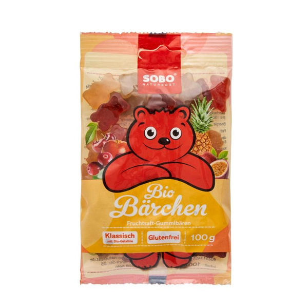 Produktfoto zu Bio-Bärchen mit Gelatine