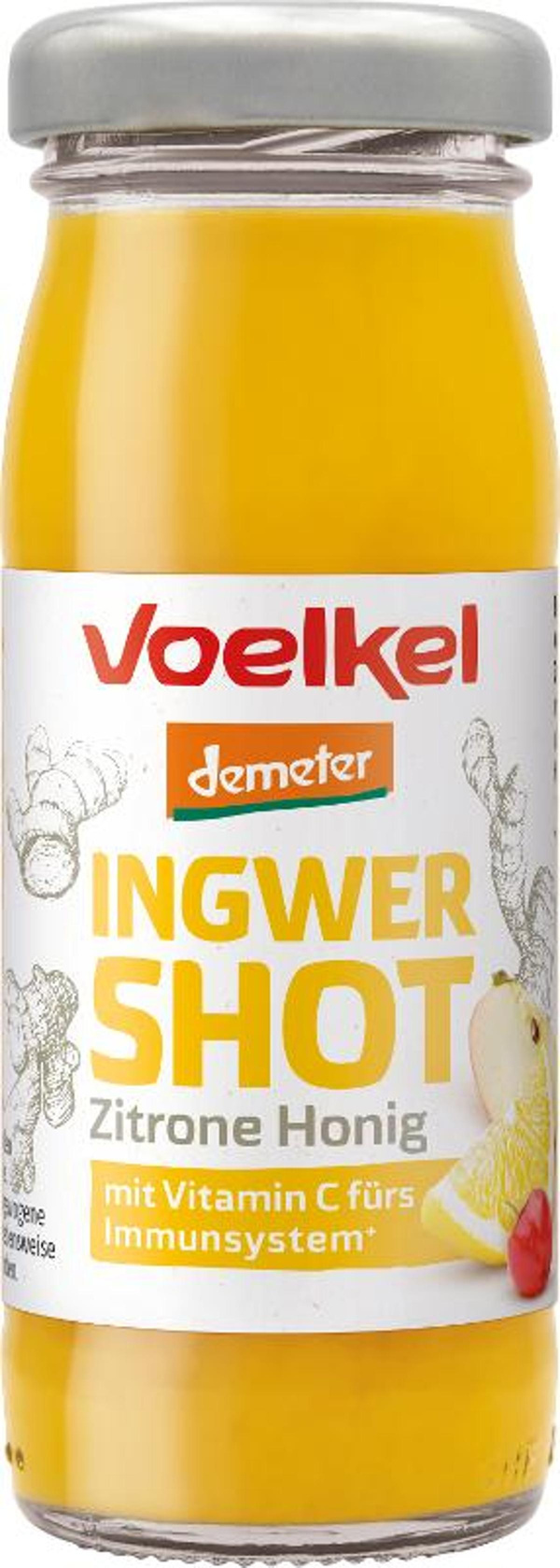 Produktfoto zu Shot Zitrone - Honig EINWEG
