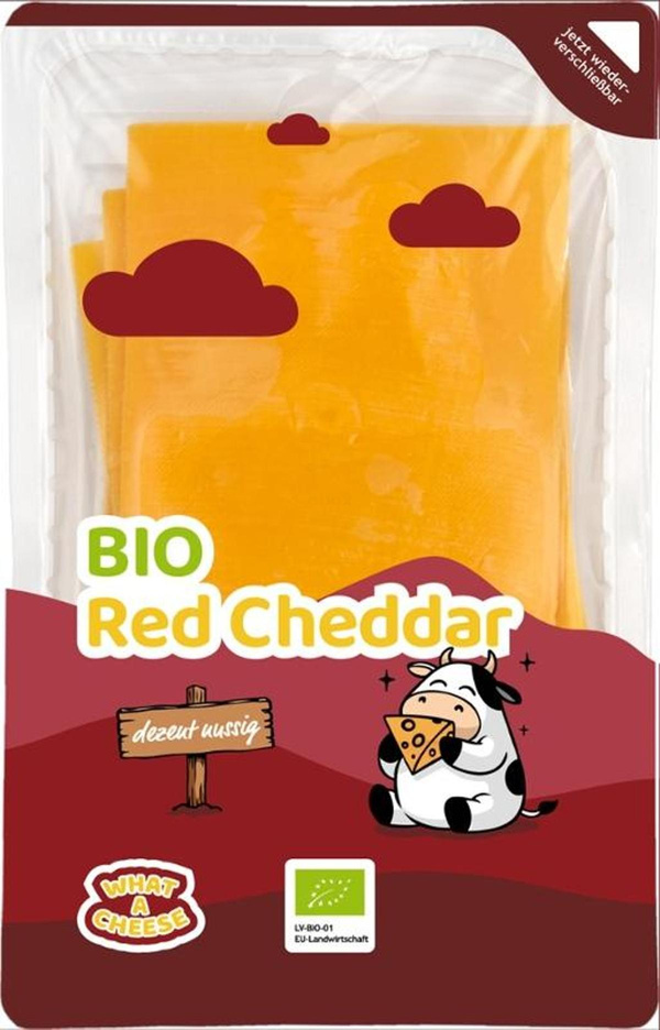 Produktfoto zu Roter Cheddar Scheiben