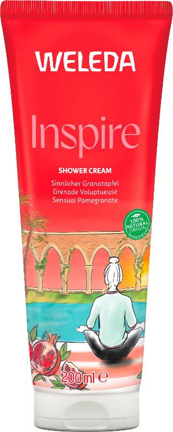 Produktfoto zu Inspire Shower Gel Granatapfel
