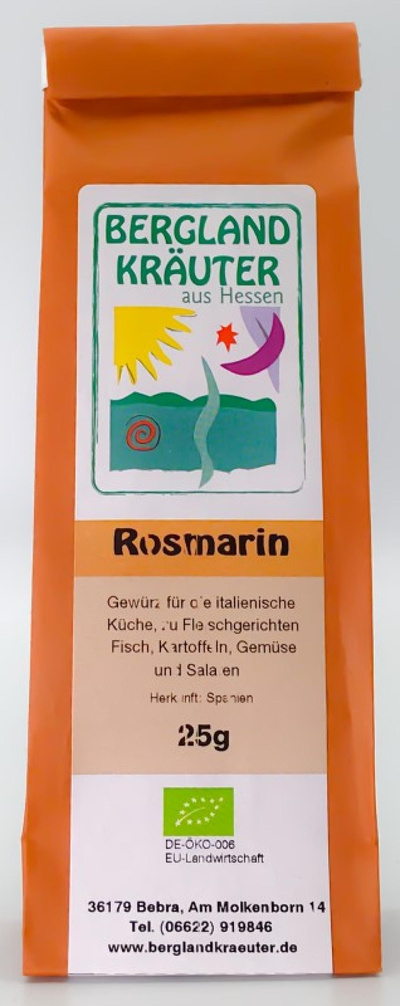 Produktfoto zu Rosmarin 25 g
