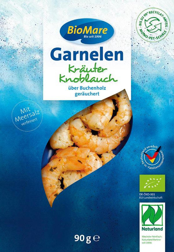 Produktfoto zu Garnelen mit Kräutern u. Knoblauch