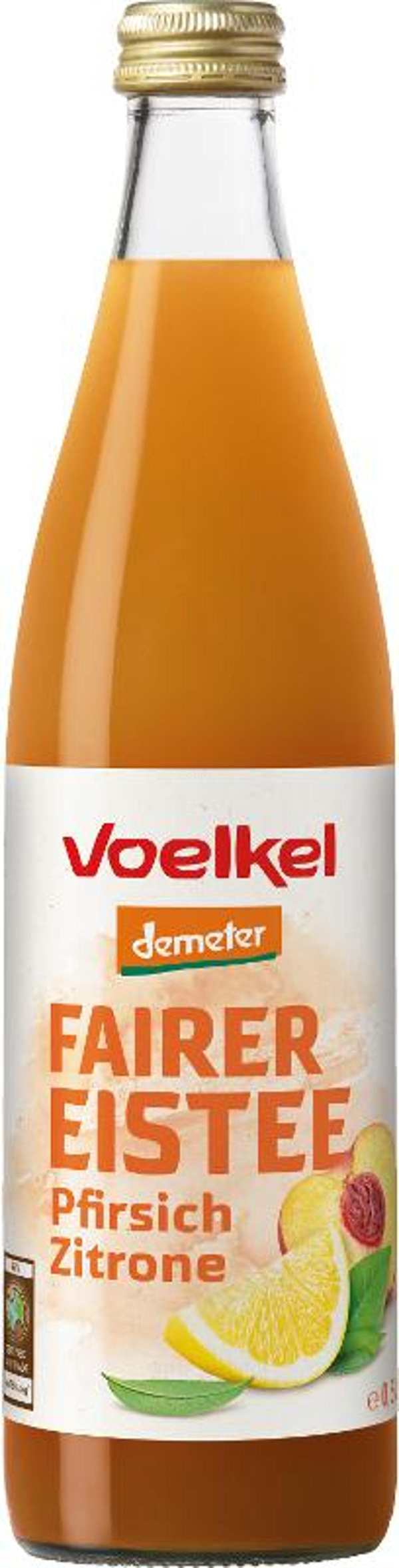 Produktfoto zu Eistee Pfirsich Zitrone