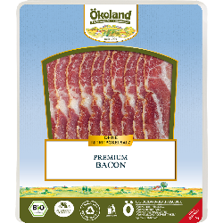 Produktfoto zu Bacon geschnitten 80 g  SB