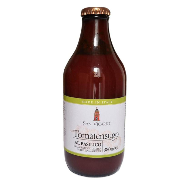 Produktfoto zu Tomatensugo Basilico aus Kirsc