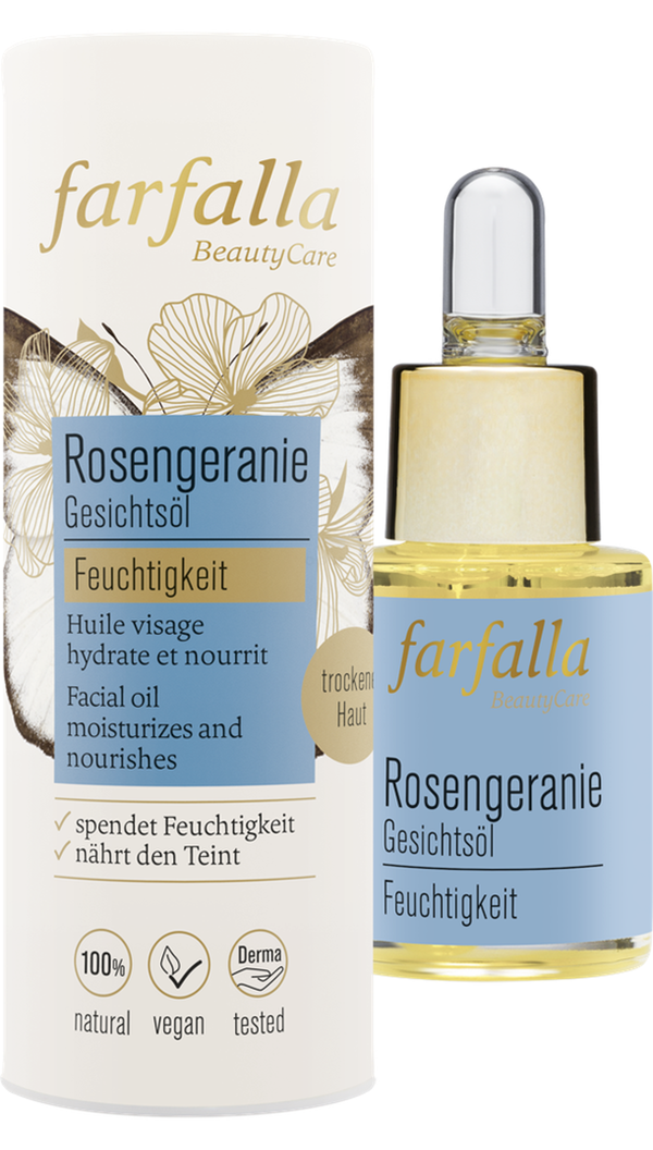 Produktfoto zu Rosengeranie Feuchtigkeitsspendendes Gesichtsöl