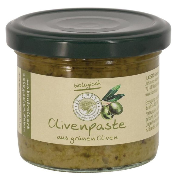 Produktfoto zu Olivenpaste grün
