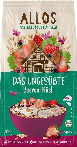 Produktfoto zu Das Ungesüßte Beeren Müsli