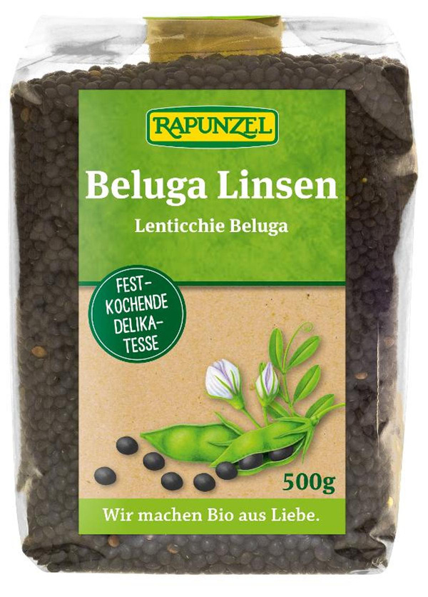 Produktfoto zu Linsen Beluga 500g