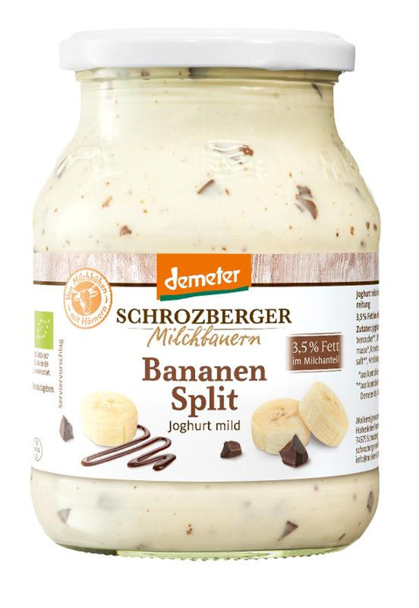 Produktfoto zu Joghurt Bananensplit ---