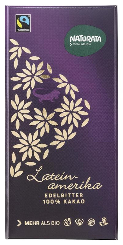 Produktfoto zu Schokolade Edelbitter Lateinamerika 100%
