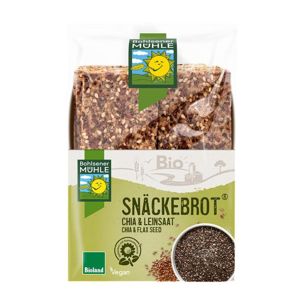 Produktfoto zu Snäckebrot Chia Leinsaat
