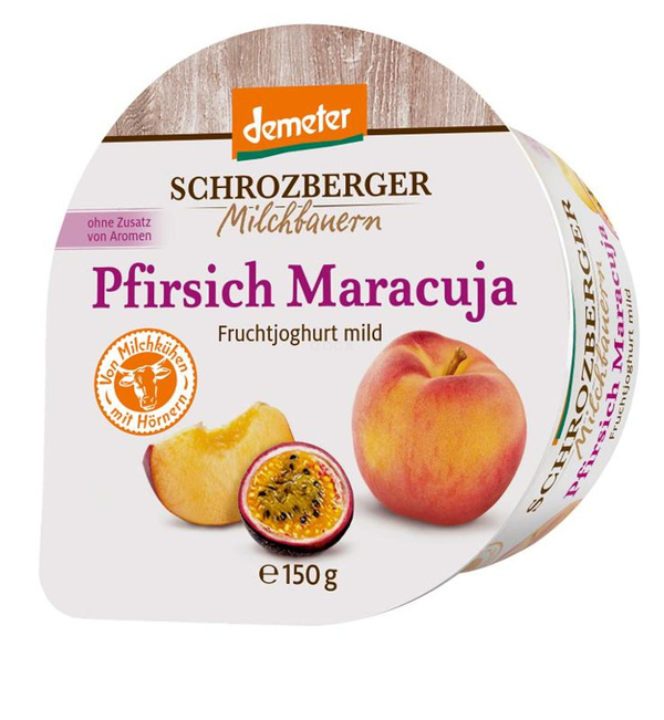Produktfoto zu Joghurt Pfirsich-Maracuja