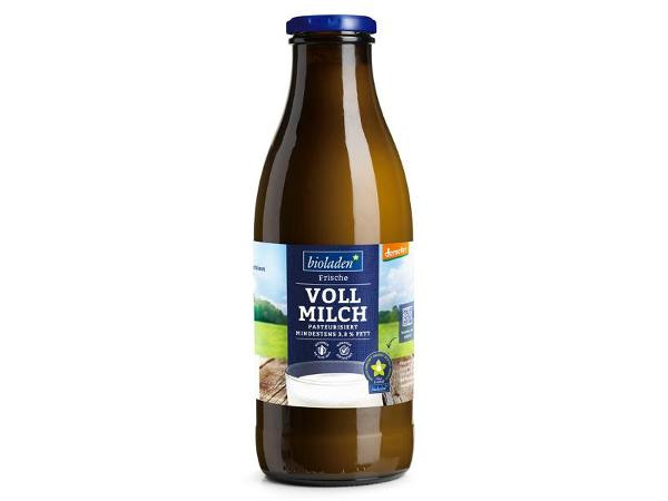 Produktfoto zu Vollmilch Demeter 1 l