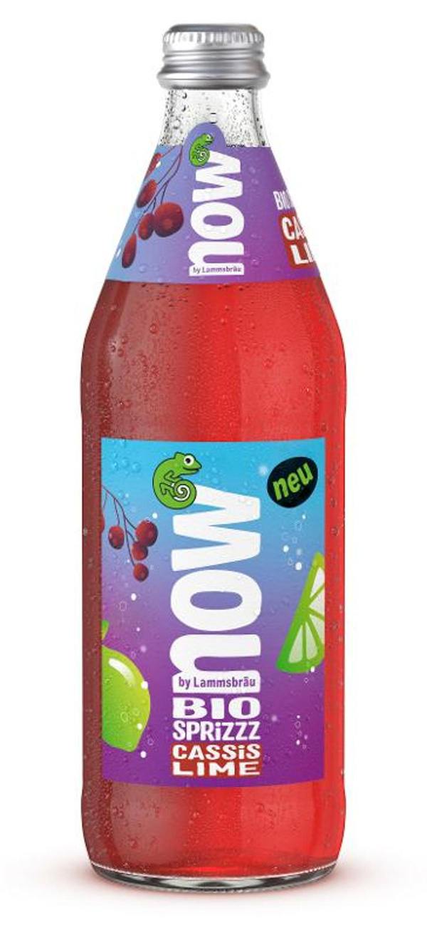 Produktfoto zu now Sprizz Cassis Lime 0,5 l