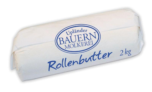 Produktfoto zu Rollenbutter Süßrahm gewogen