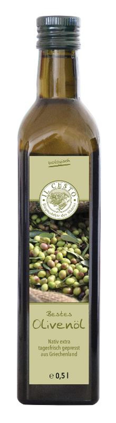Produktfoto zu Olivenöl ungefiltert Il Cesto