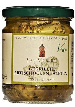 Produktfoto zu Gegrillte Artischocken halbier