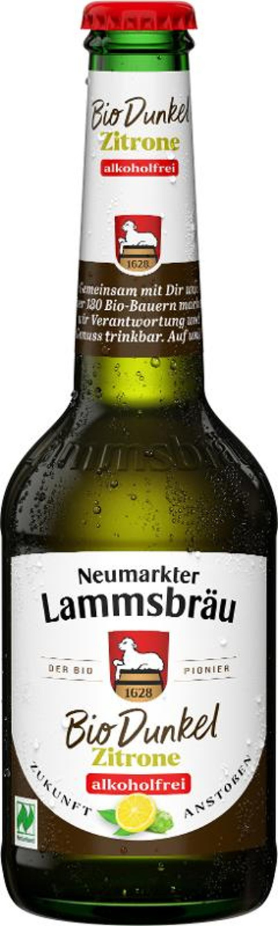 Produktfoto zu Lammsbräu Dunkel Pure Zitrone alkoholfrei, Mhd. 3_25