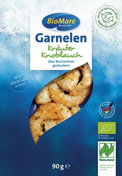Produktfoto zu Garnelen mit Kräutern u. Knoblauch