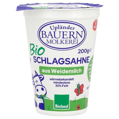 Produktfoto zu Schlagsahne Upländer Molkerei