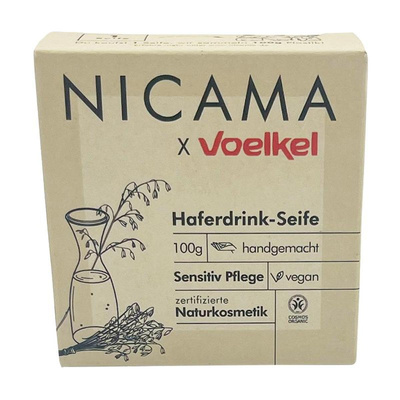 Produktfoto zu Haferdrink Seife Vanille, Nicama x Voelkel