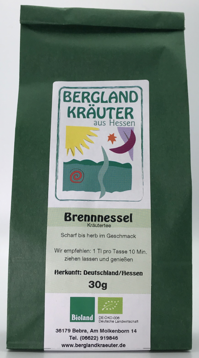 Produktfoto zu Brennessel Kräutertee 30 g