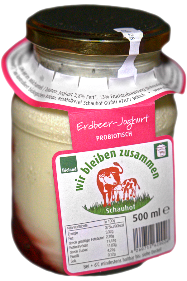 Produktfoto zu Fruchtjoghurt Erdbeer Schauhof