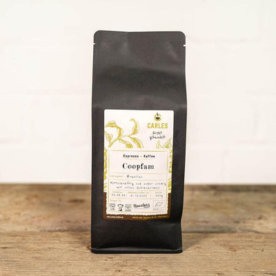 Produktfoto zu Espresso Coopfam Bohne 500 g, Carles Kaffee Rösterei, Roasters United