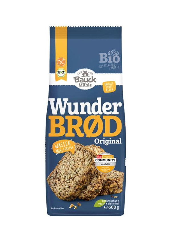 Produktfoto zu Backmischung Wunderbrot gf
