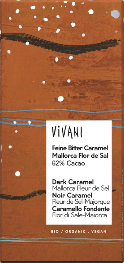 Produktfoto zu Schokolade, Feine Bitter Mallorca Flor de Sal, 62 % Cacao