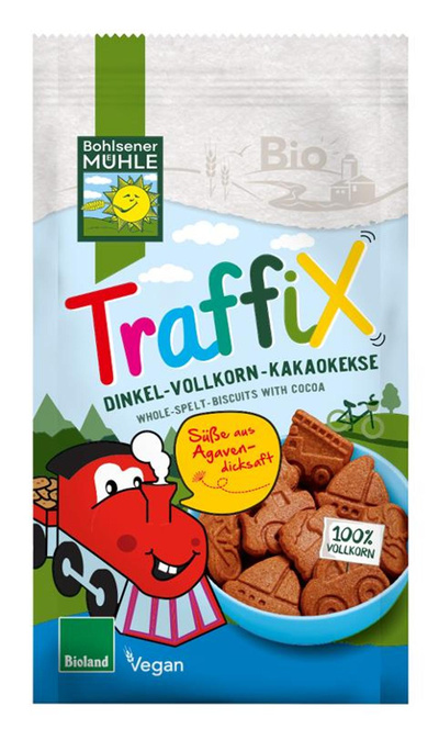 Produktfoto zu Traffix Schoko-Dinkelkekse