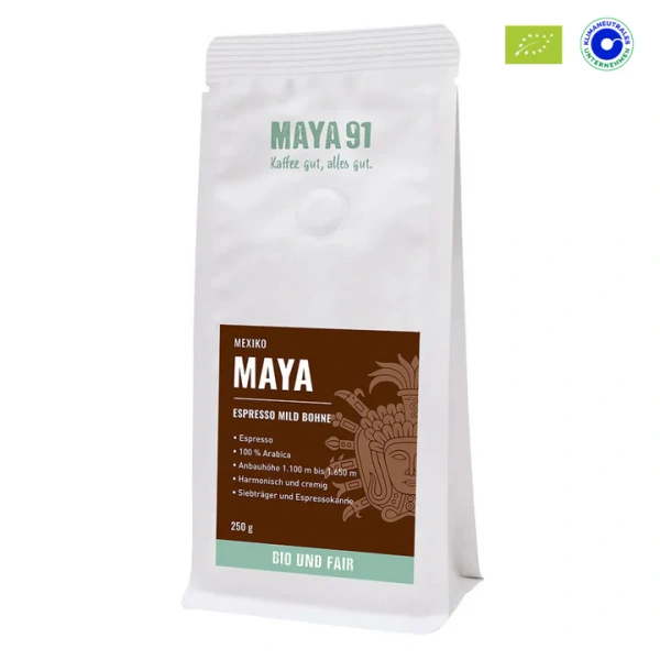 Produktfoto zu Maya Espresso Bohne 250 g