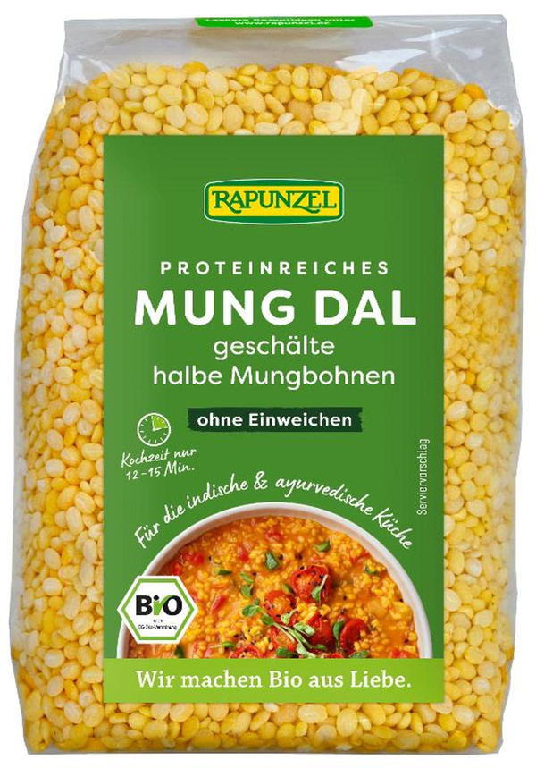 Produktfoto zu Mung Dal, Mungbohnen halb, ges