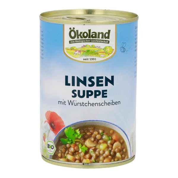 Produktfoto zu Suppe Linsen m. Würstchen