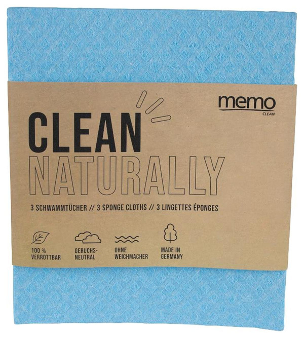Produktfoto zu Öko Schwammtuch  wieder 3 Pack!