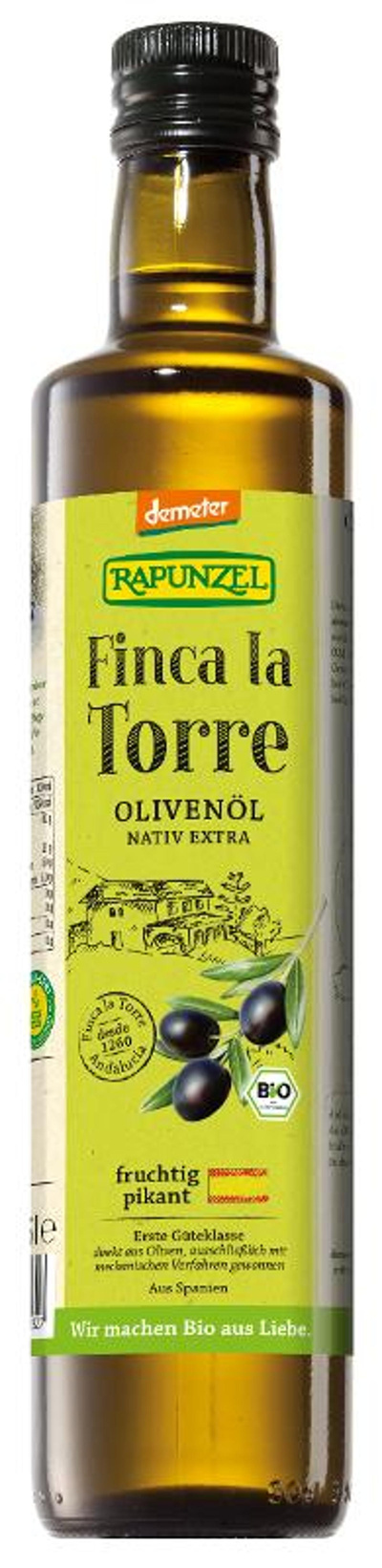 Produktfoto zu Olivenöl Finca la Torre 0,5 l