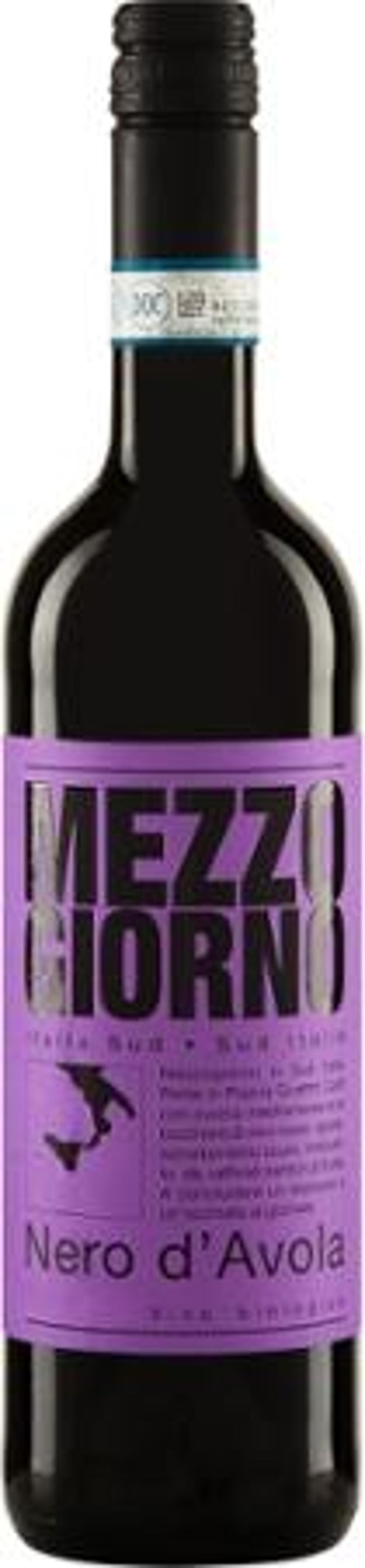 Produktfoto zu MEZZOGIORNO Nero d'Avola Sicil