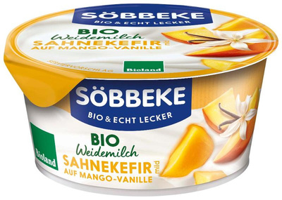 Produktfoto zu Sahne Kefir Mango Vanille