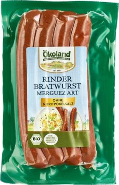 Produktfoto zu Rinder-Bratwurst Merguez Art