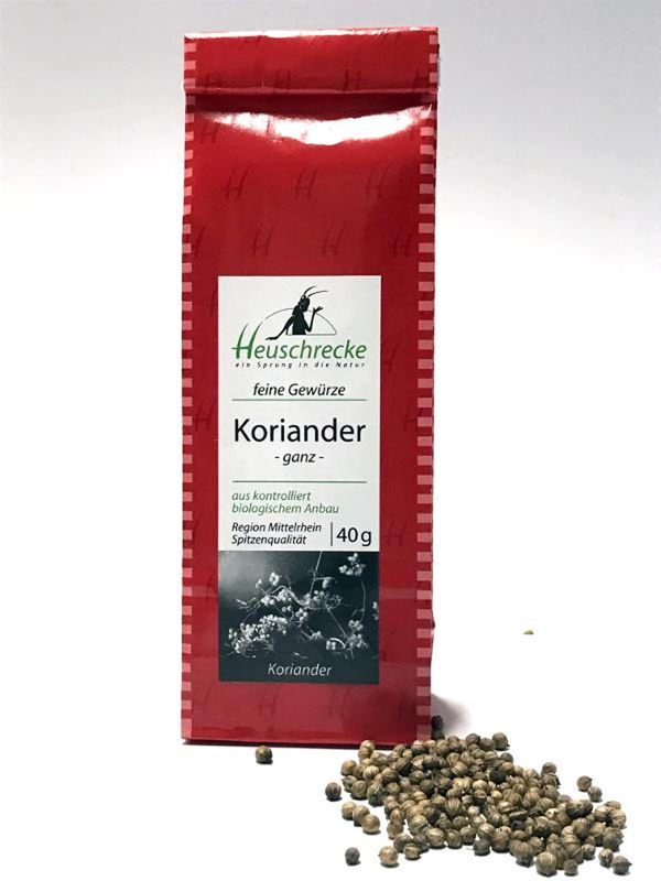 Produktfoto zu Koriander, ganz, Bioland