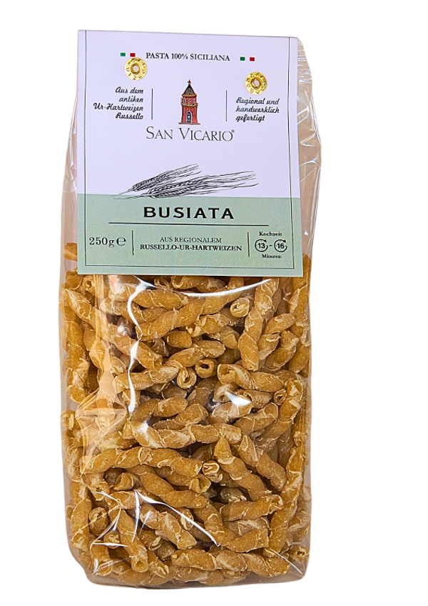 Produktfoto zu Busiata Pasta aus Russello-Ur-Getreide, San Vicario