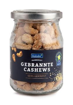 Produktfoto zu b*gebrannte Cashews süss geröstet, Mehrweg, Pfandglas bitte zurückgeben