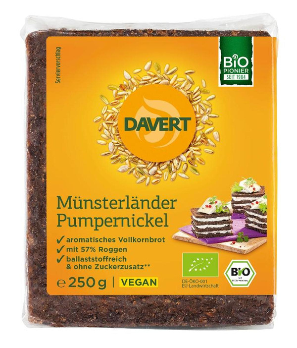 Produktfoto zu Pumpernickel 250 g