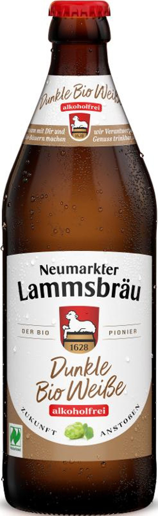 Produktfoto zu Lammsbräu Dunkle Weisse alkfre