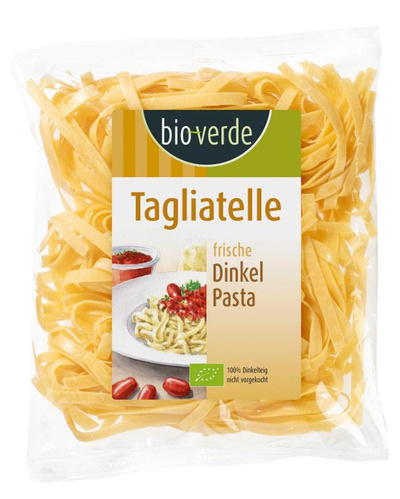 Produktfoto zu Frische Dinkel Tagliatelle