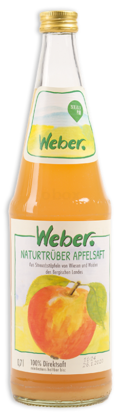 Produktfoto zu Apfelsaft Weber regional