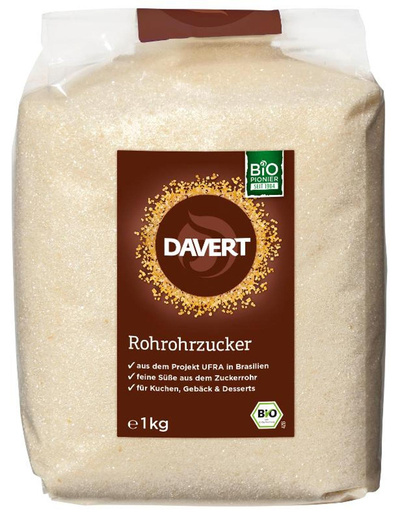 Produktfoto zu Rohrohrzucker 1 Kg