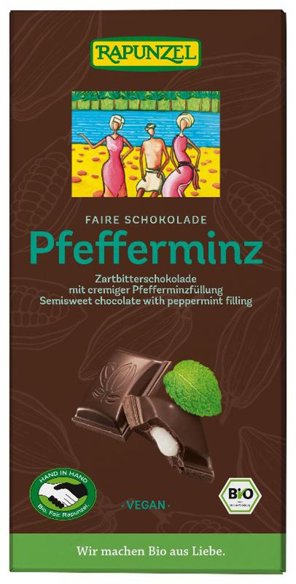 Produktfoto zu Schoki Zartbitter Pfefferminze